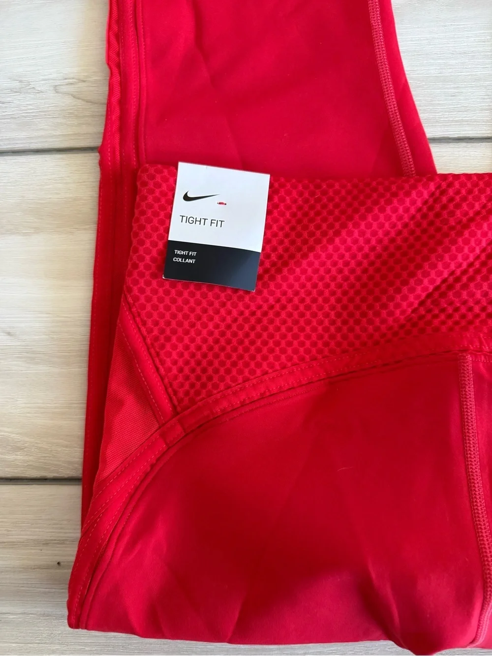 Nike City Ready Tight Fit Leggings Red Medium NWT